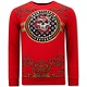 Pullover Designen Snake Skull - 3674 - Rot