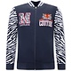 Herren Strickjacke mit Print Tiger Design - 3689 - Blau