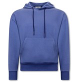 Y-TWO Basic Oversize Hoodies Männer - F2590 - Navy