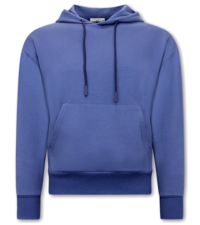 Y-TWO Basic Oversize Hoodies Männer - F2590 - Navy