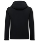 Enos Herren Sommerjacke kurz Mit Kapuze - 7903 - Schwarz