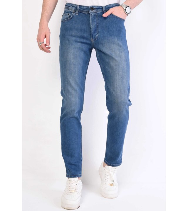 True Rise Regular Fit Jeans Hosen Herren - DP27-NW - Blau