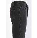 True Rise Stretch Jeans Herren Regular Fit - DP28-NW - Schwarz