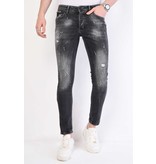 Local Fanatic Jeans Hosen Slim Fit Herren - 1055 - Grau