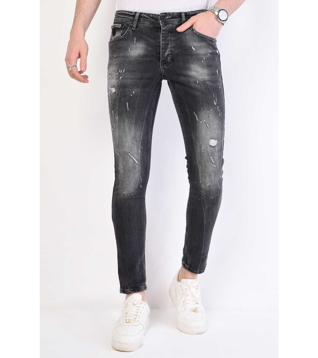 Local Fanatic Jeans Hosen Slim Fit Herren - 1055 - Grau