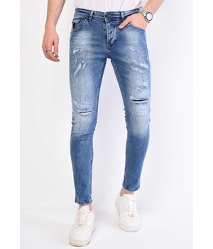 Local Fanatic Slim Fit Denim Jeans Herren - 1059 - Blau