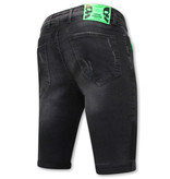 Local Fanatic Shorts Herren Jeans  Slim Fit - 1029-SH - Schwarz