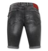 Local Fanatic Slim Fit Herren kurze jeans - 1032-SH - Grau