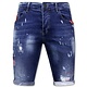 Kurze Schlank Jeanshosen Für Männer - 1030-SH - Blau