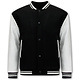 Schlichte Baseballjacke - LK-7065 - Schwarz