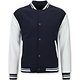 schlichte Baseballjacke - LK-7065 - Blau