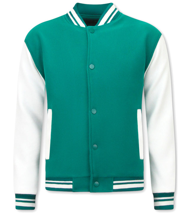 Enos schlichte Baseballjacke - LK-7065 - Grun