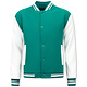 schlichte Baseballjacke - LK-7065 - Grun