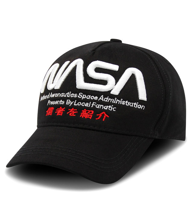 Local Fanatic NASA Herren Cap  - Schwarz