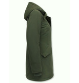 TheBrand Winterjacke Damen Lang Tailliert Grün TheBrand Winterjacke Damen Lang Tailliert Grün