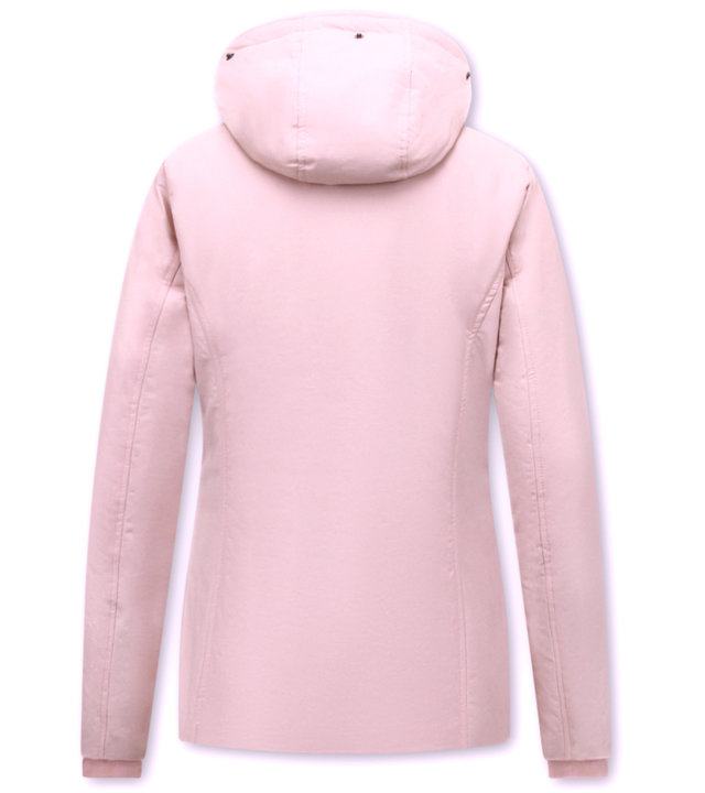 Matogla Winterjacke DamenTailliert mit Kapuze - Rosa