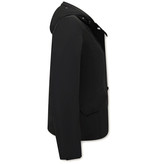 Matogla Taillierte Winterjacken für Damen - Schwarz