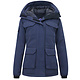 Winterjacke Damen Warm Gefüttert Wasserdicht - Blau