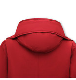 TheBrand Winter Parka Damen Lang mit Kapuze - Rot