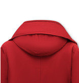 TheBrand Winterjacke Damen Kurz mit Kapuze - Rot