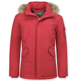 Beluomo Maßgeschneiderte Winterjacke Herren - 5192 - Rot Beluomo Maßgeschneiderte Winterjacke Herren - 5192 - Rot