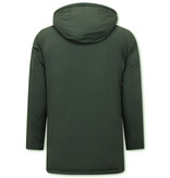 Enos Winterparka Herren Lang Grün Enos Winterparka Herren Lang Grün