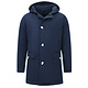 Winterjacke Herren Blau mit Kapuze