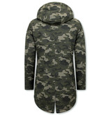 Enos Camouflage Winterjacke Herren Lang