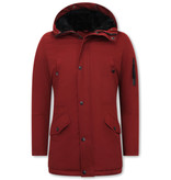 Enos Rote Kapuzenjacke herren Lang Enos Rote Kapuzenjacke herren Lang
