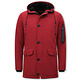 Langer Winter Parka - Rot