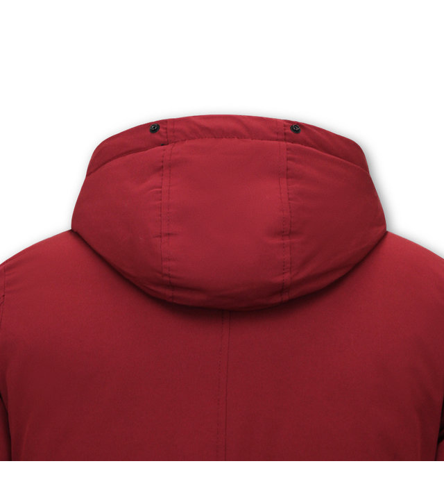 Enos Langer Winter Parka - Rot