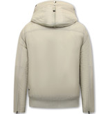 Just Key Kurze Herren Winterjacken Beige