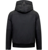 Just Key Kurze Winterjacke Herren - Schwarz