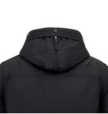 Just Key Kurze Winterjacke Herren - Schwarz