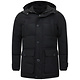 Herren Jacke Lang Winter - Schwarz