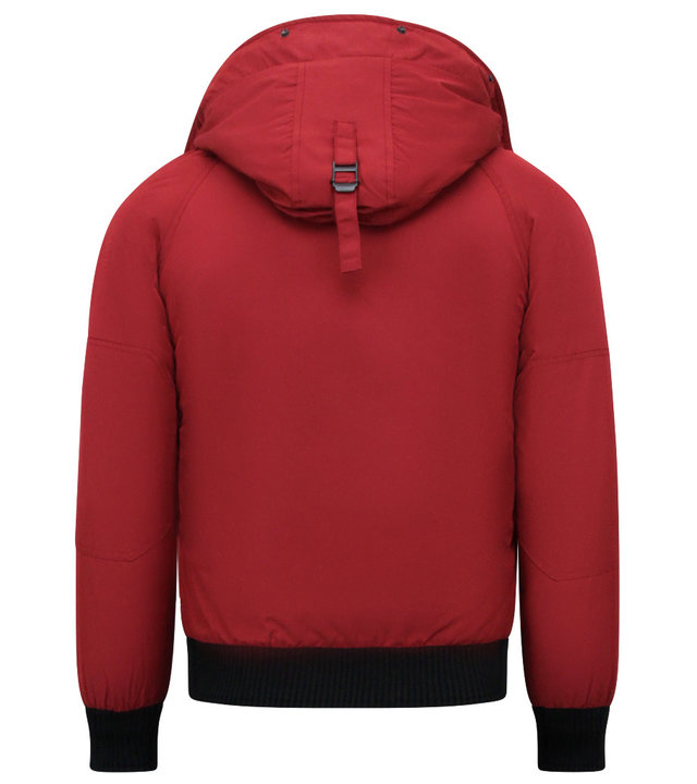 Enos Winterjacke Kurz Herren - Rot