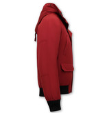 Enos Winterjacke Kurz Herren - Rot