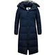 Winterparka Damen Mit Fell - 8606B - Blau