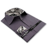 Gentile Bellini Italienische Luxushemden - Hemd Style Männer - 3042 - Grau