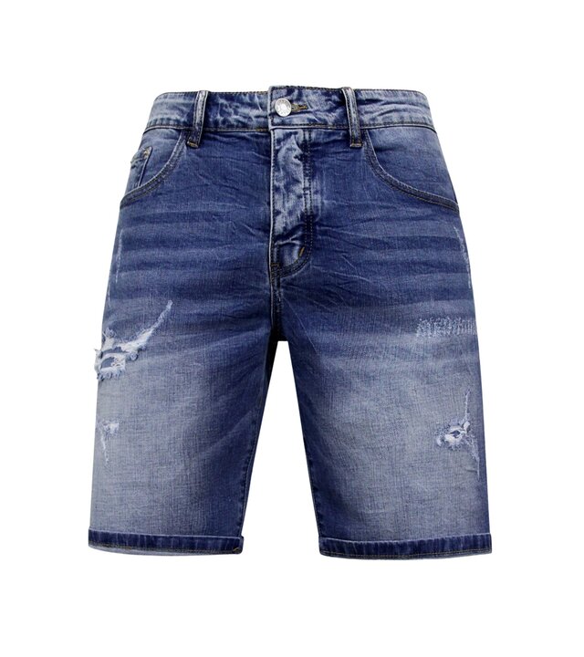 Enos Stretch Shorts Männer - Denim Short - Blau