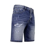 Enos Stretch Shorts Männer - Denim Short - Blau