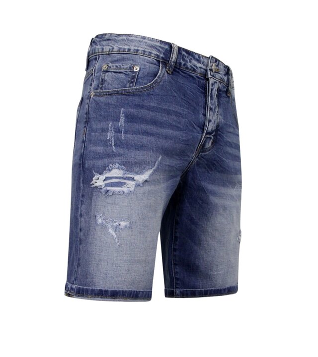 Enos Stretch Shorts Männer - Denim Short - Blau