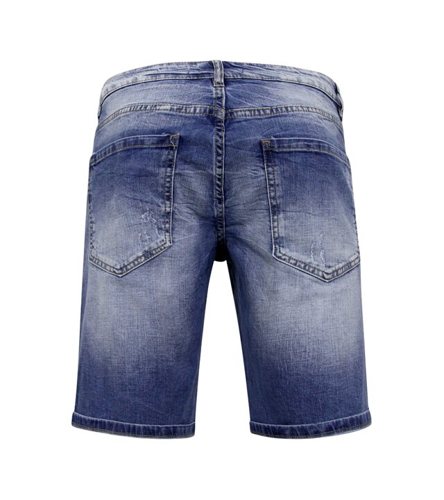 Enos Stretch Shorts Männer - Denim Short - Blau