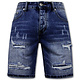 Slim Fit Shorts für Männer - Denim Short - Blau