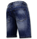 Enos Slim Fit Shorts für Männer - Denim Short - Blau