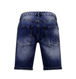 Enos Slim Fit Shorts für Männer - Denim Short - Blau