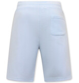 Local Fanatic Herren Jogging Shorts - Hellblau