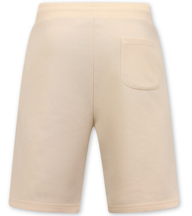 Local Fanatic Jogging Stoff Kurze Hose Männer - Beige