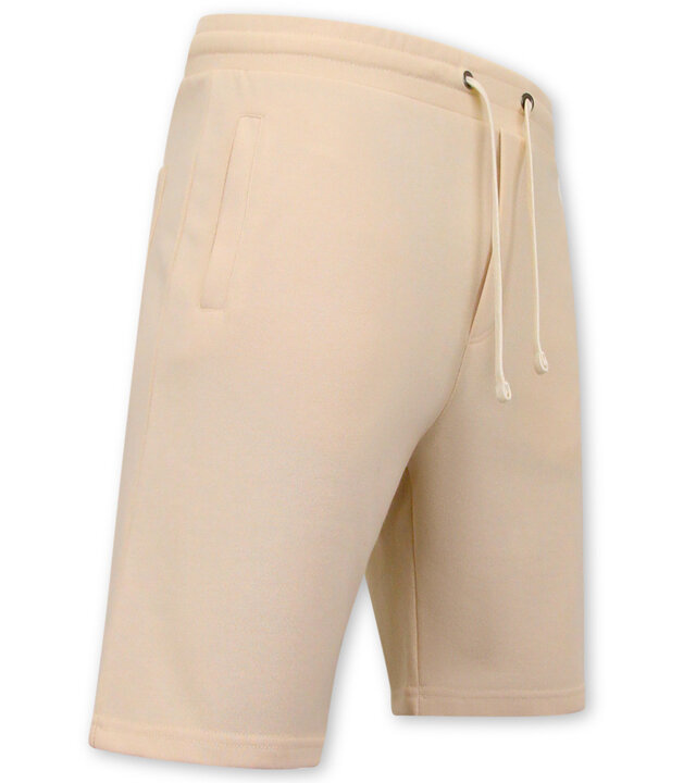 Local Fanatic Jogging Stoff Kurze Hose Männer - Beige