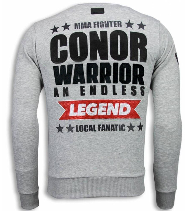 Local Fanatic Conor Notorious Pullover – Grau